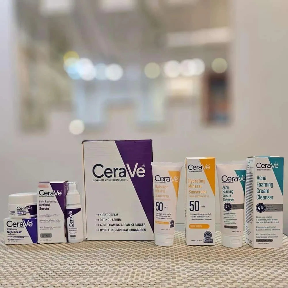 CeraVe 4-piece skin care bundle 200ml White