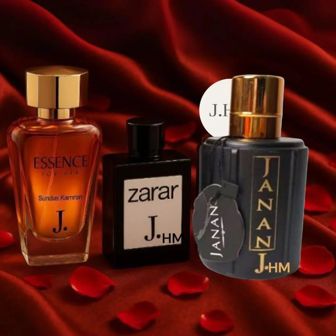 Alcohol-free unisex prefume set 3 pack 100ml