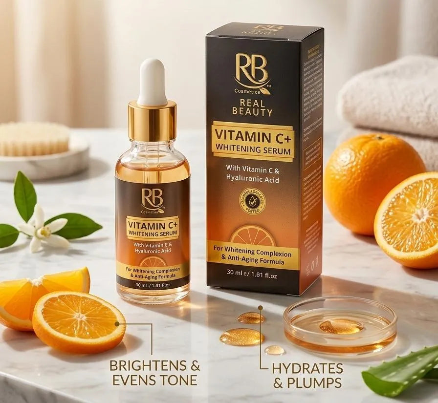 Vitamin c+ serum for glowing skin