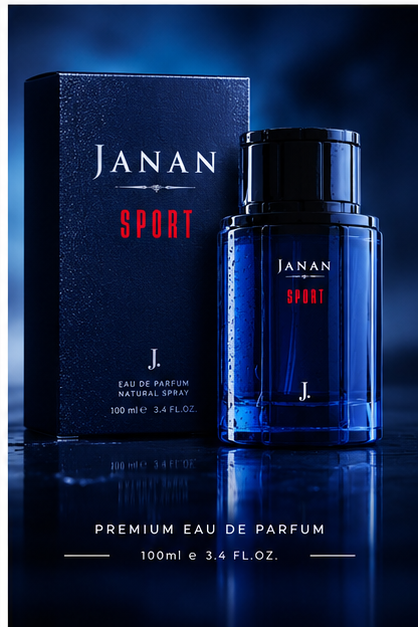 JANAN SPORT Eau de Parfum for Men – 100ml Premium Long-Lasting Fragrance