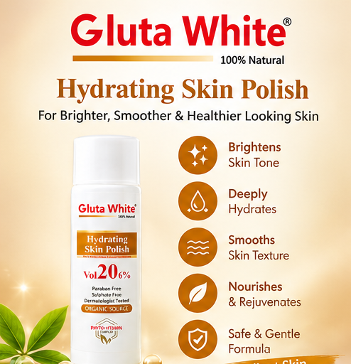 Gluta white Hydrating skin polish 20% praben free