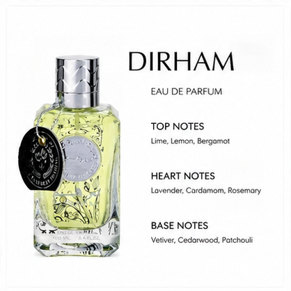Dirham unisex prefume 100ml long lasting eaude perfume