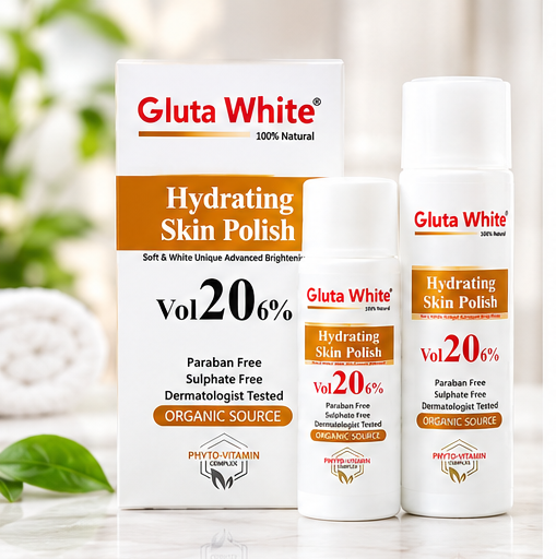 Gluta white Hydrating skin polish 20% praben free