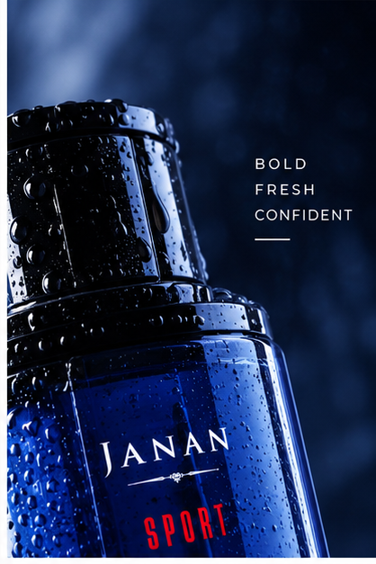 JANAN SPORT Eau de Parfum for Men – 100ml Premium Long-Lasting Fragrance