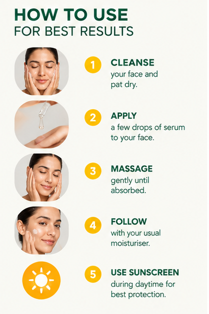 Garnier Bright Complete Vitamin C Booster Serum 30ml – Dark Spot Care & Brightening Facial Serum