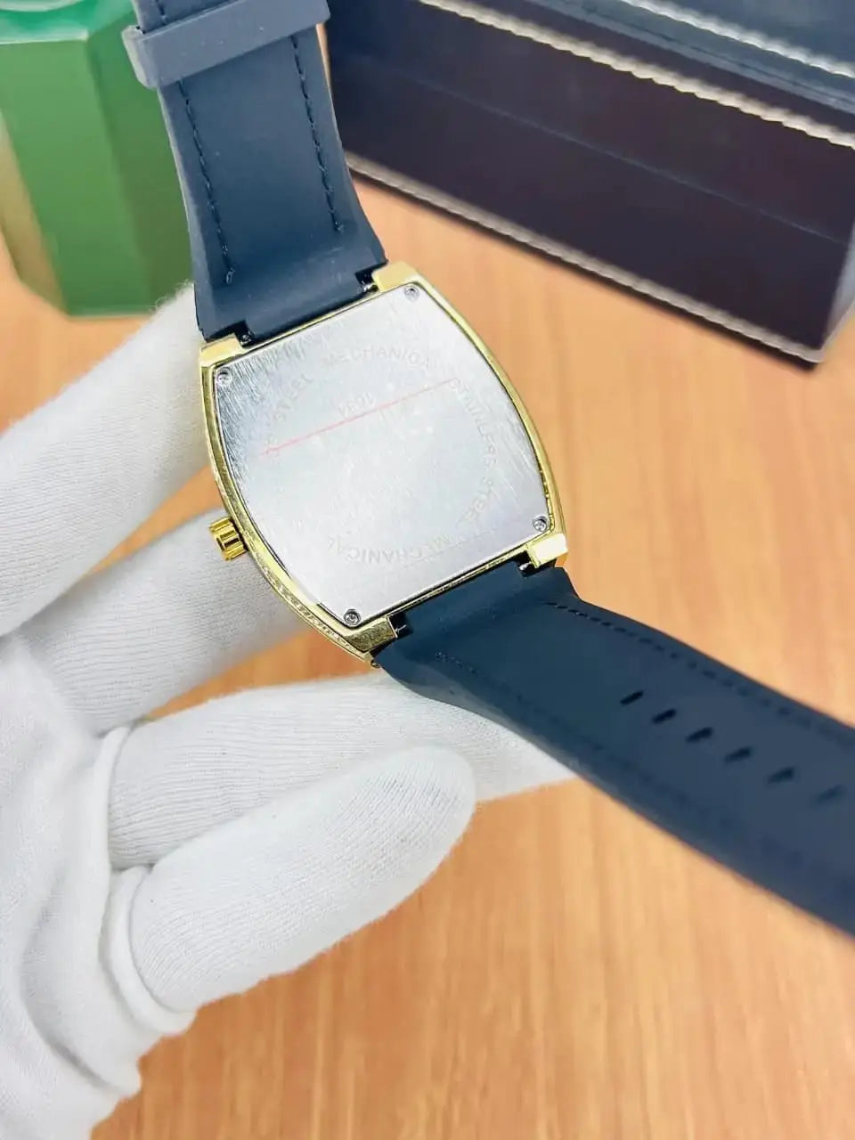 Frank Muller Gold diamond watch